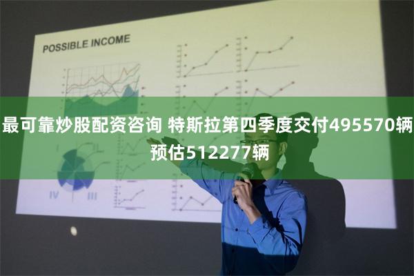 最可靠炒股配资咨询 特斯拉第四季度交付495570辆 预估512277辆